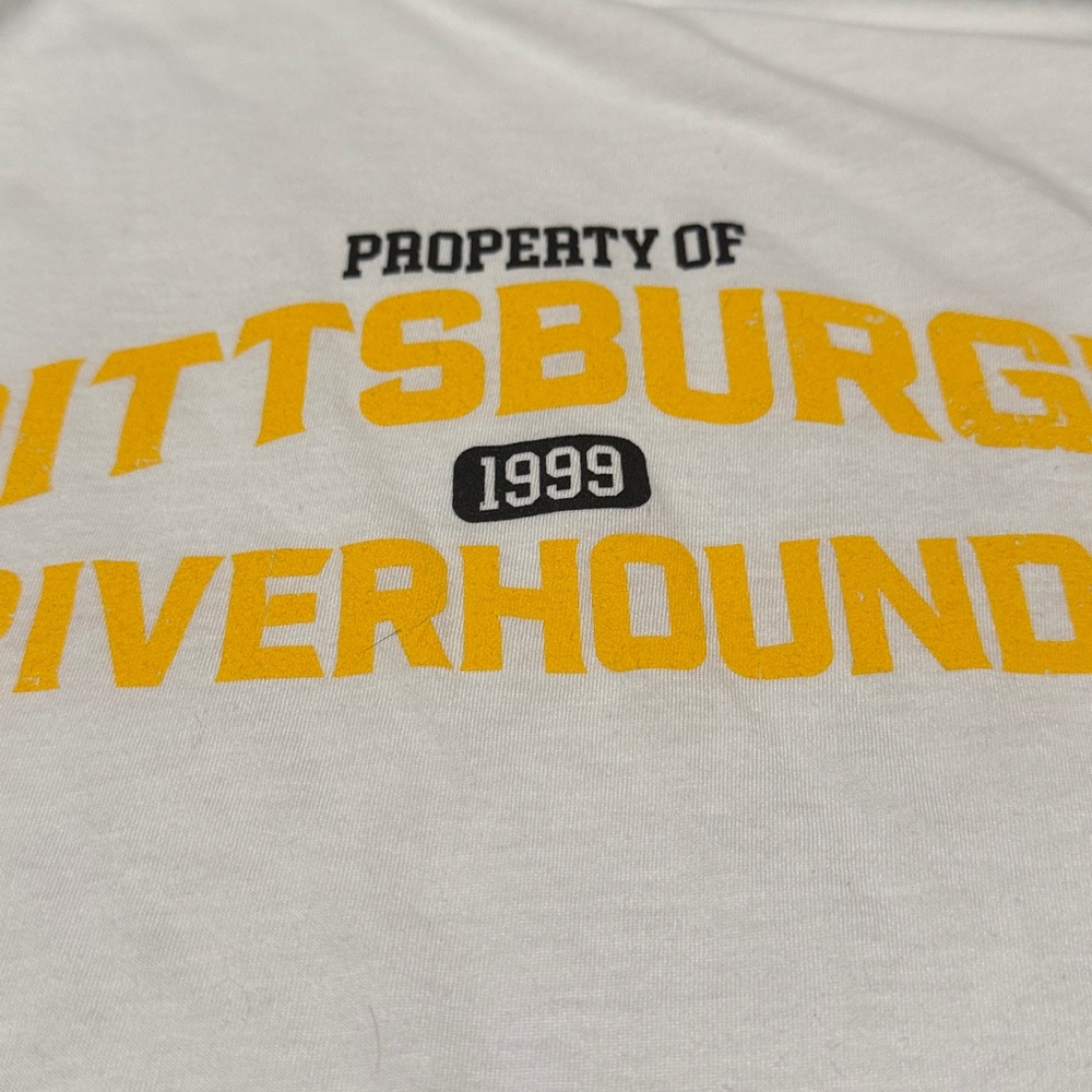 District Black and White Pittsburgh Riverhounds Raglan Tee - Picture 3 of 4
